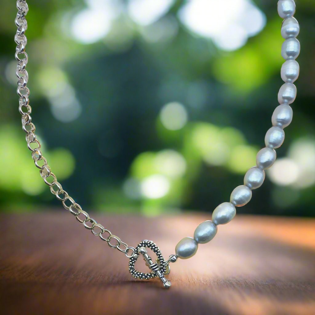 Heart of Pearls Necklace