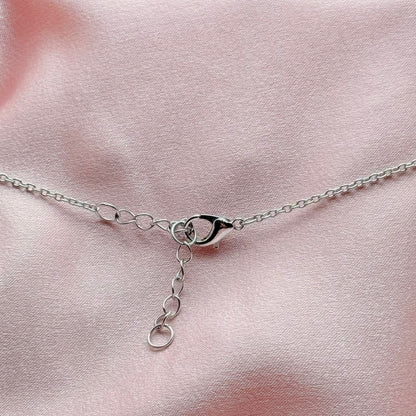 Crescent Moon Rising Necklace in Silver