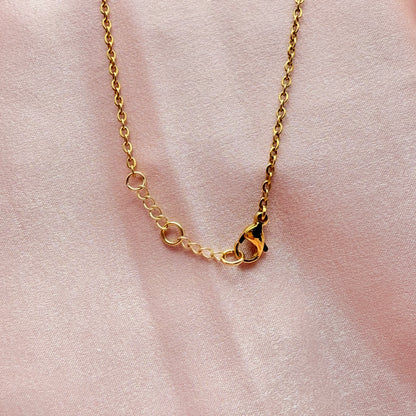 Crescent Moon Rising Necklace in Gold
