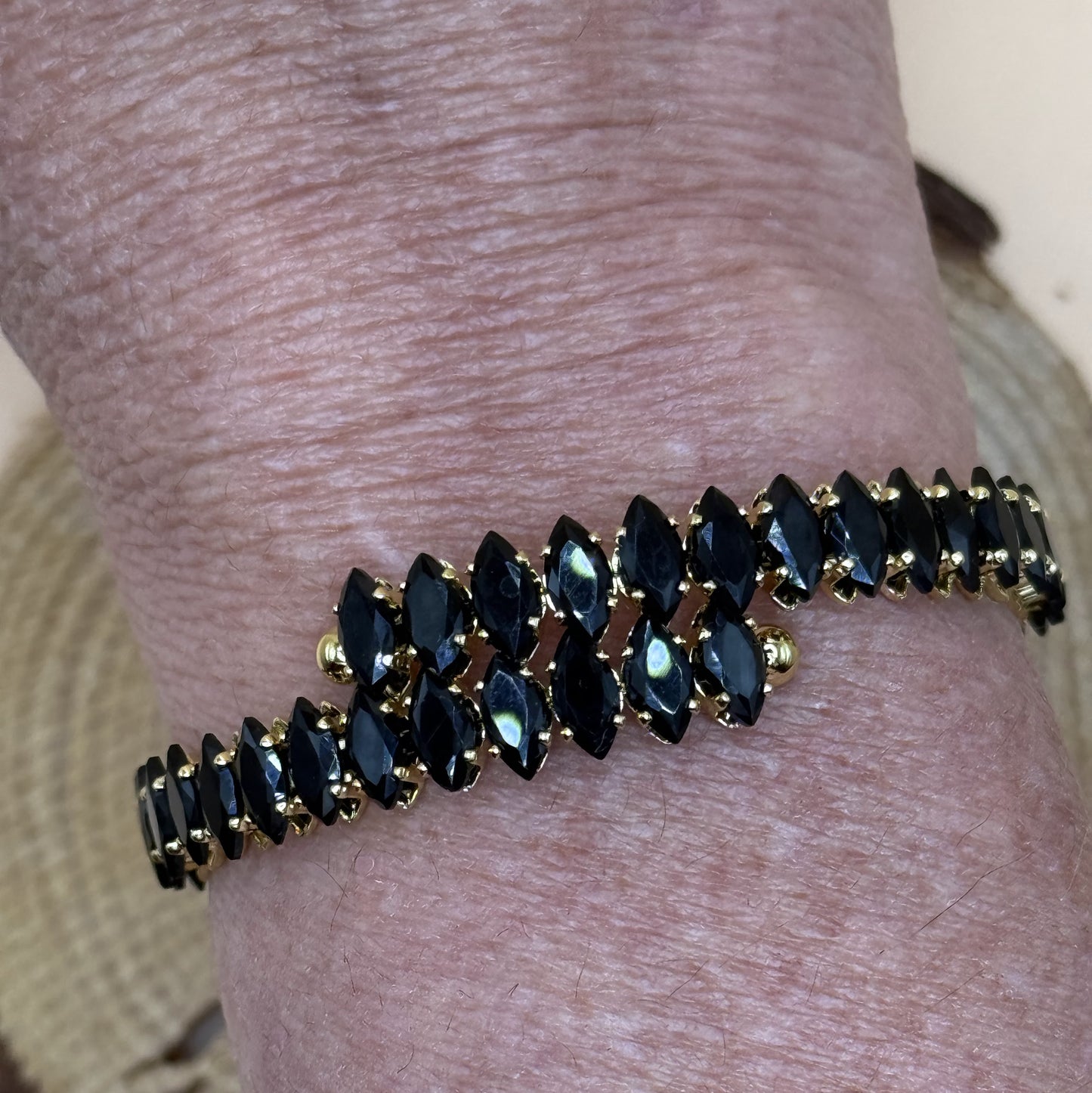 Midnight Sparkle Cuff Bracelet