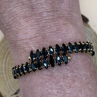 Midnight Sparkle Cuff Bracelet