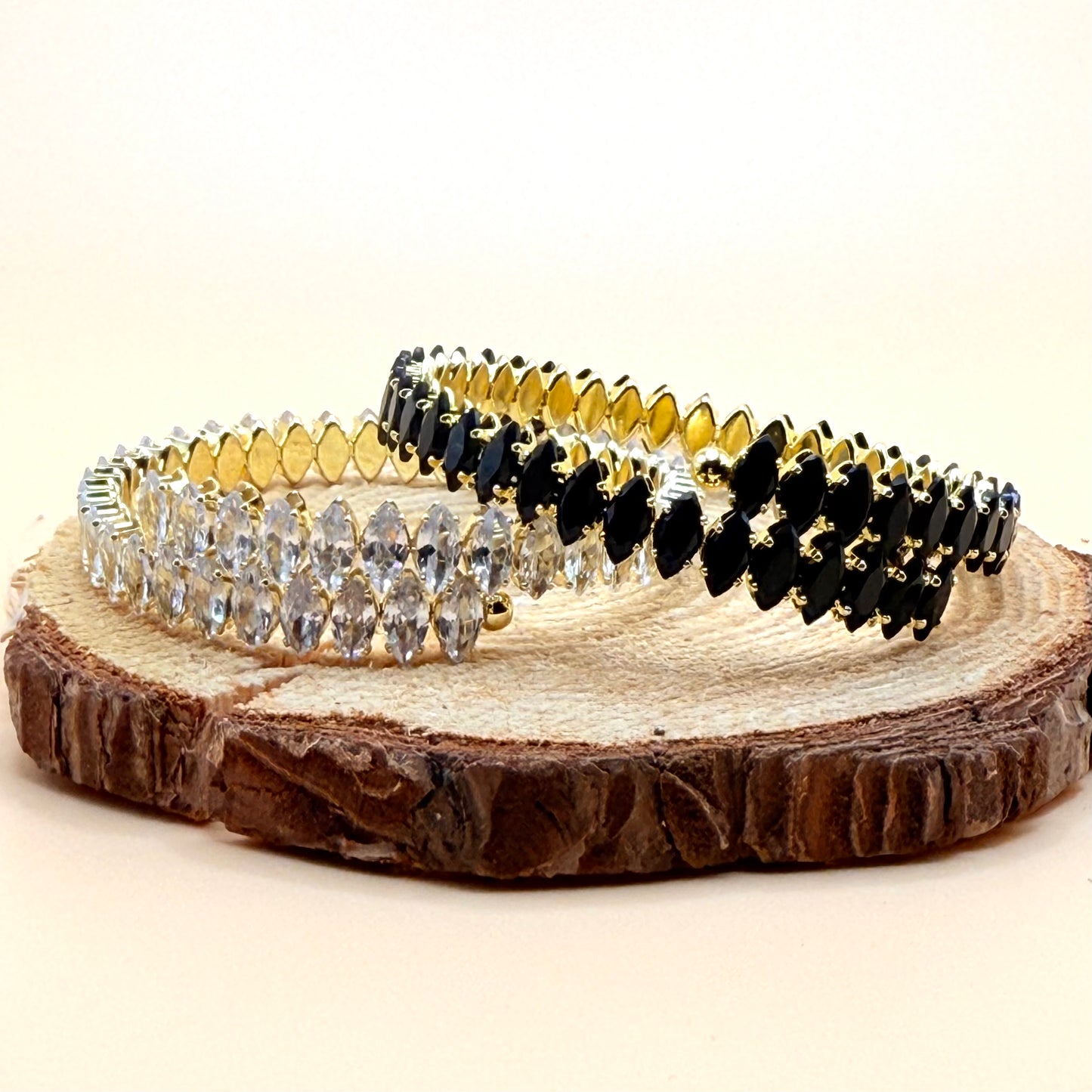 Midnight Sparkle Cuff Bracelet
