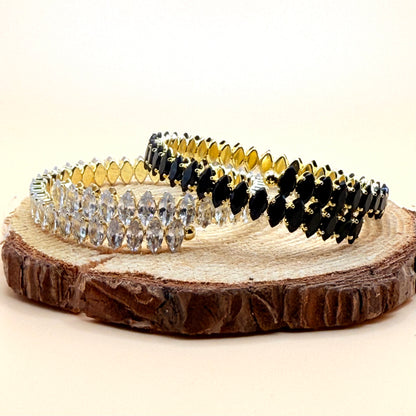 Midnight Sparkle Cuff Bracelet