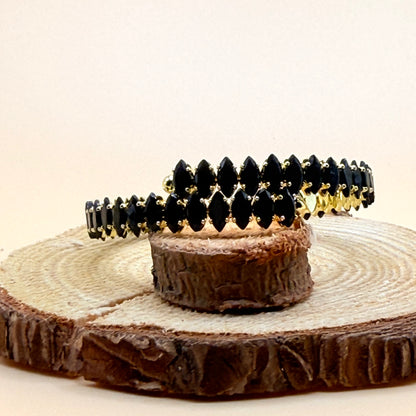Midnight Sparkle Cuff Bracelet