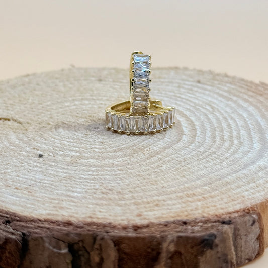 Frosted Elegance Hoops