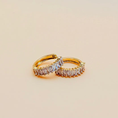 Frosted Elegance Hoops