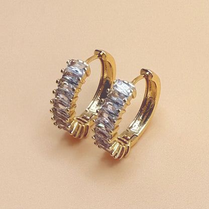 Frosted Elegance Hoops