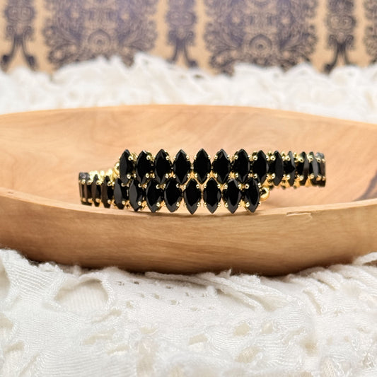 Midnight Sparkle Cuff Bracelet