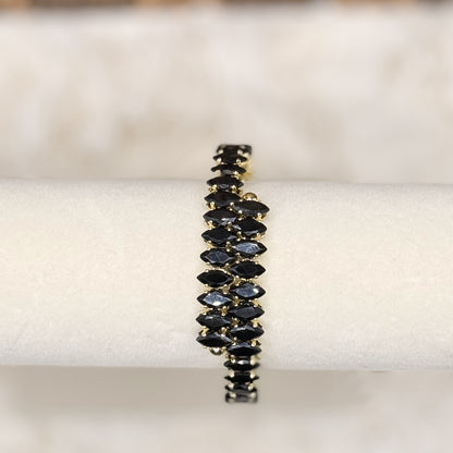 Midnight Sparkle Cuff Bracelet